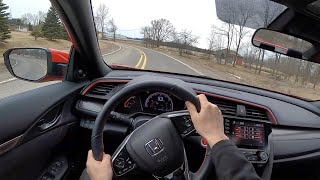 2020 Honda Civic Si Sedan  POV Driving Impressions [upl. by Knah]