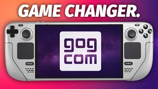 GAME CHANGER Your GOG Library on your Steam Deck [upl. by Aseyt]