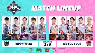 GAME 03 SeeYouSoon vs Impunity KH  MPL KH Spring Split  Playoffs  Finals  In Time Gaming [upl. by Curtis102]