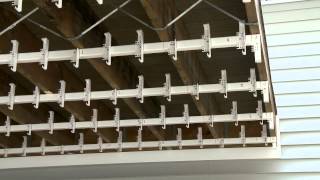 UnderShield  Attaching Grid Bars to Joists [upl. by Leirea]