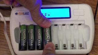 SunLabz Smart Rechargeable Battery Charger [upl. by Ecraep404]