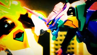 Unit 00 VS Unit 01  Evangelion Stopmotion [upl. by Aetnahc]