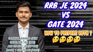 RRB JE VS GATE PREPARATION🔥🔥🔥🔥 [upl. by Benn2]