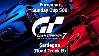 Gran Turismo 7 – European Sunday Cup 500 Sardegna Road Track B [upl. by Porush]