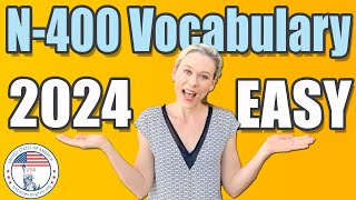 2024 N400 Vocabulary Definitions  EASY amp SIMPLE  US Citizenship Interview [upl. by Nozicka]