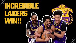 Lakers BEAT Bucks In CRAZY Finish DLo Goes OFF [upl. by Arrekahs]