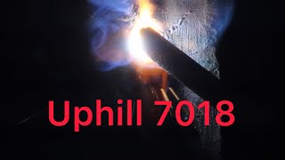 Uphill Vertical 7018 for beginners uphill arc welding [upl. by Joktan933]