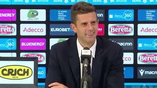 CONFERENZA STAMPA THIAGO MOTTA POST UDINESEJUVENTUSquotGrande Prestazione contro l’Udinese Meritataquot [upl. by Zeb]