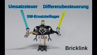 SWErsatzteillager Umsatzsteuer und Differenzbesteuerung  Bricklink Store 9 [upl. by Adnerb]