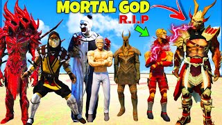 DEVIL GOD JIN KAZAMA HELL GOD DEVIL GOD Fight HEAVEN GOD  DEVIL LORD in GTA V  Franklin Demon [upl. by Eilatam]