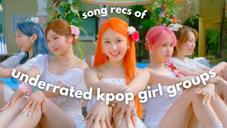 underrated kpop girl groups  song recs part 1 [upl. by Dnalevets]