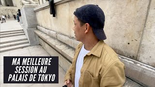 Ma meilleure session en skate au Palais de Tokyo 🏛 Dome  3 plat 3 [upl. by Adnirod]