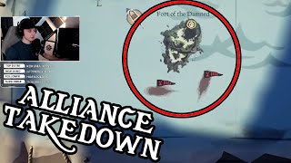 OUTNUMBERED AGAINST REAPER ALLIANCE Ft DeadKevn  Sea of Thieves [upl. by Ahsinan63]