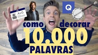 COMO DECORAR 10000 PALAVRAS EM INGLÊS [upl. by Retsehc]