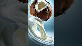 Nutrition Facts About Coconut Milk  5 Benefits  YT Blossom coconutmilk shorts shortvideo [upl. by Elleon]