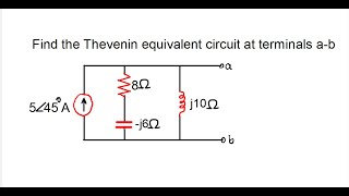 Thevenin Equivalent Circuit Example [upl. by Cyrillus823]