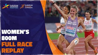 Womens 800m Final  Munich 2022  Keely Hodgkinson [upl. by Aielam]