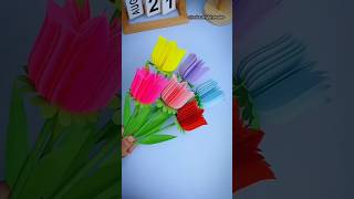 Diy viral paper flower💐 shorts flower trending viral diy papercraft [upl. by Anitnerolf241]