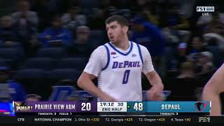 DePaul MBB vs Prairie View AampM Highlights [upl. by Watanabe]