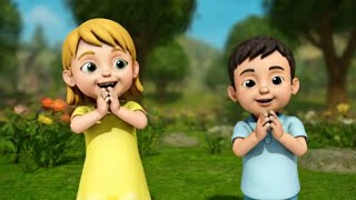 Two Little Hands To Clap Clap Clap RhymeWith Lyrics I English Kids Songs  Videos For Kids [upl. by Chuck]