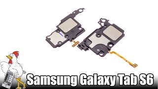 Guía del Samsung Galaxy Tab S6 Cambiar altavoces superiores [upl. by Cerelia]