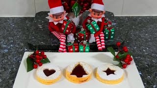 Linzer Cookies  Lauras Kitchen [upl. by Apeed]