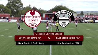 Kelty Hearts v East Stirlingshire  GeoSonic Lowland League 8918 [upl. by Ellary]