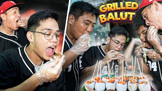 BG Sinubukan ang quotGRILLED BALUTquot  Foodtripan sa Kanto [upl. by Iturhs]