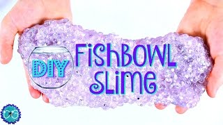 DIY FISHBOWL SLIME  CRUNCHY SLIME  GEODE SLIME HOW TO MAKE SLIME [upl. by Nnel]