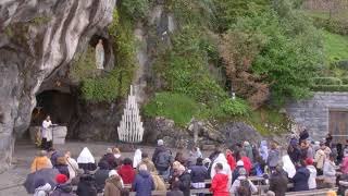 Le Chapelet depuis la Grotte de Lourdes  09112023 [upl. by Yeloc435]