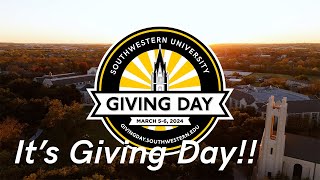 ITS GIVING DAY at Southwestern University [upl. by Leahplar329]