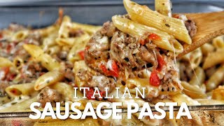 This Italian Sausage Pasta Is So Easy Youll Forget About Other Pasta Recipes [upl. by Ronnholm720]