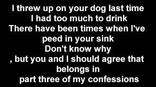 Weird al yankovic Confessions part 3 Lyrics [upl. by Dasi]