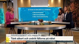 Tänk säkert och undvik fällorna på nätet  Nyhetsmorgon  TV4 amp TV4 Play [upl. by Meaghan83]