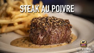 How to Make Steak Au Poivre  Classic French Recipe [upl. by Eluk]