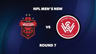 NPL Men’s NSW Round 7 Wollongong Wolves FC v Western Sydney Wanderers FC [upl. by Platto]