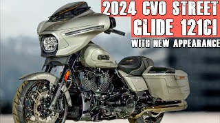 SHOCKS 2024 Harley Davidson CVO Street Glide 121 ci  with new appearance [upl. by Samuela]