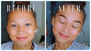 Eyebrow Tutorial for Thin Brows  BEGINNER FRIENDLY  Lexi Luxury [upl. by Egarton603]