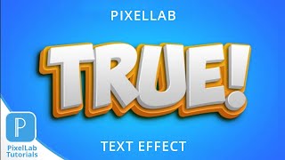 100 EDITABLE TEXT EFFECT  PixelLab tutorial [upl. by Onairotciv510]