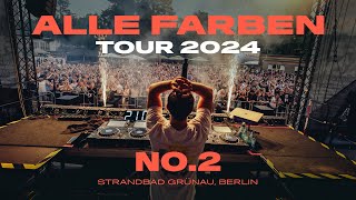 ALLE FARBEN TOUR VLOG 2  Open Air Strandbad Grünau 2024 [upl. by Brookes]