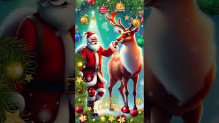 Rudolph the Red Nosed Reindeer Lyrics 🎄Best Christmas Songs Of All Time 🎅Shorts [upl. by Ad]