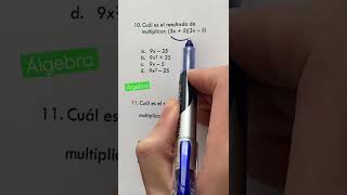 Ejercicio de Factorización Álgebra Multiplicación de Binomios Conjugados maths shorts [upl. by Aneen]