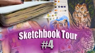 ✨📖✨Sketchbook Tour 4 Last of 2023 🥂Chatty amp Inspiring 🎨 [upl. by Dori]