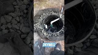 Drywell With Backup Sump Pump System  Yard Drainage  Downspout Drains [upl. by Dorrie]