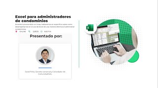 ComunidadFelizcom Excel para Administradores de Condominios 2208  5 PM MX 6 PM CL [upl. by Ravo]