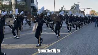 Alabama State Marching Band and Stingettes  Magic City Classic Parade [upl. by Botti277]