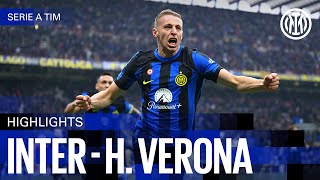 LASTMINUTE VICTORY 🔥  INTER 21 H VERONA  HIGHLIGHTS  SERIE A 2324 ⚫🔵🇬🇧 [upl. by Silecara]