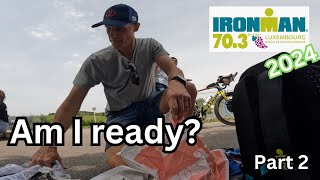 Ironman Luxembourg 703 2024  Part 2 getting ready to race [upl. by Aynotel]