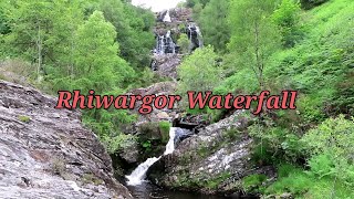 Rhiwargor Waterfall  Walk at the North end of Lake Vyrnwy [upl. by Etteloiv]