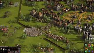 Cossacks 3  1v7 Impossible AI No Peace Artillery 10k 4 [upl. by Van404]